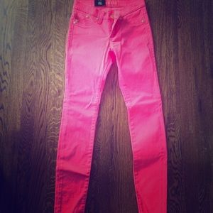 Rock and Republic Pink Skinny Pants NWT, Sz 0